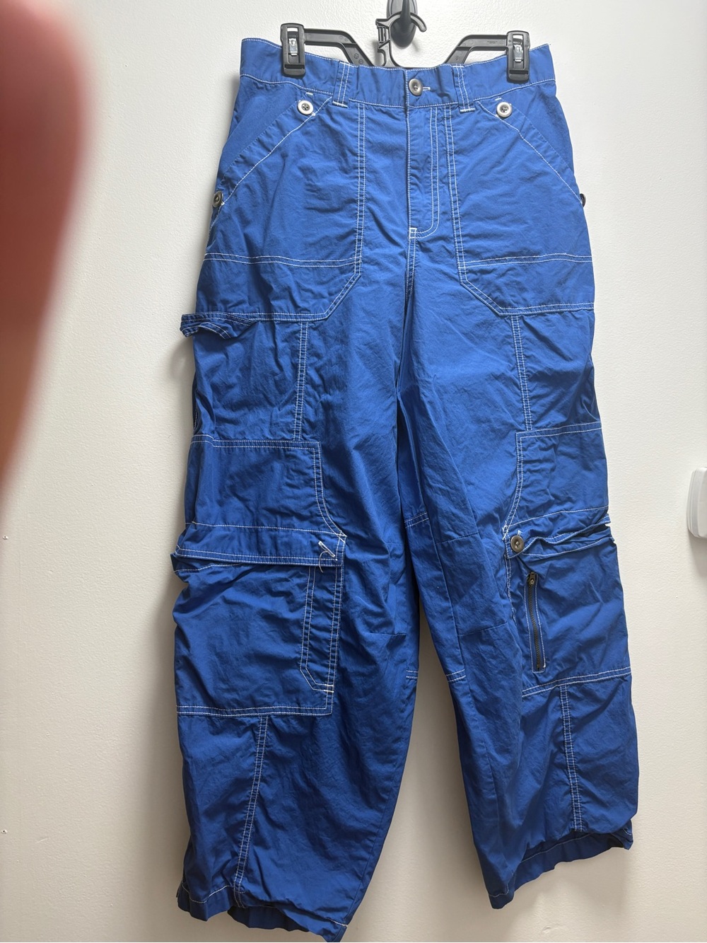 BDG | Womens Blue Cargo Utility Pants oversized Y2K